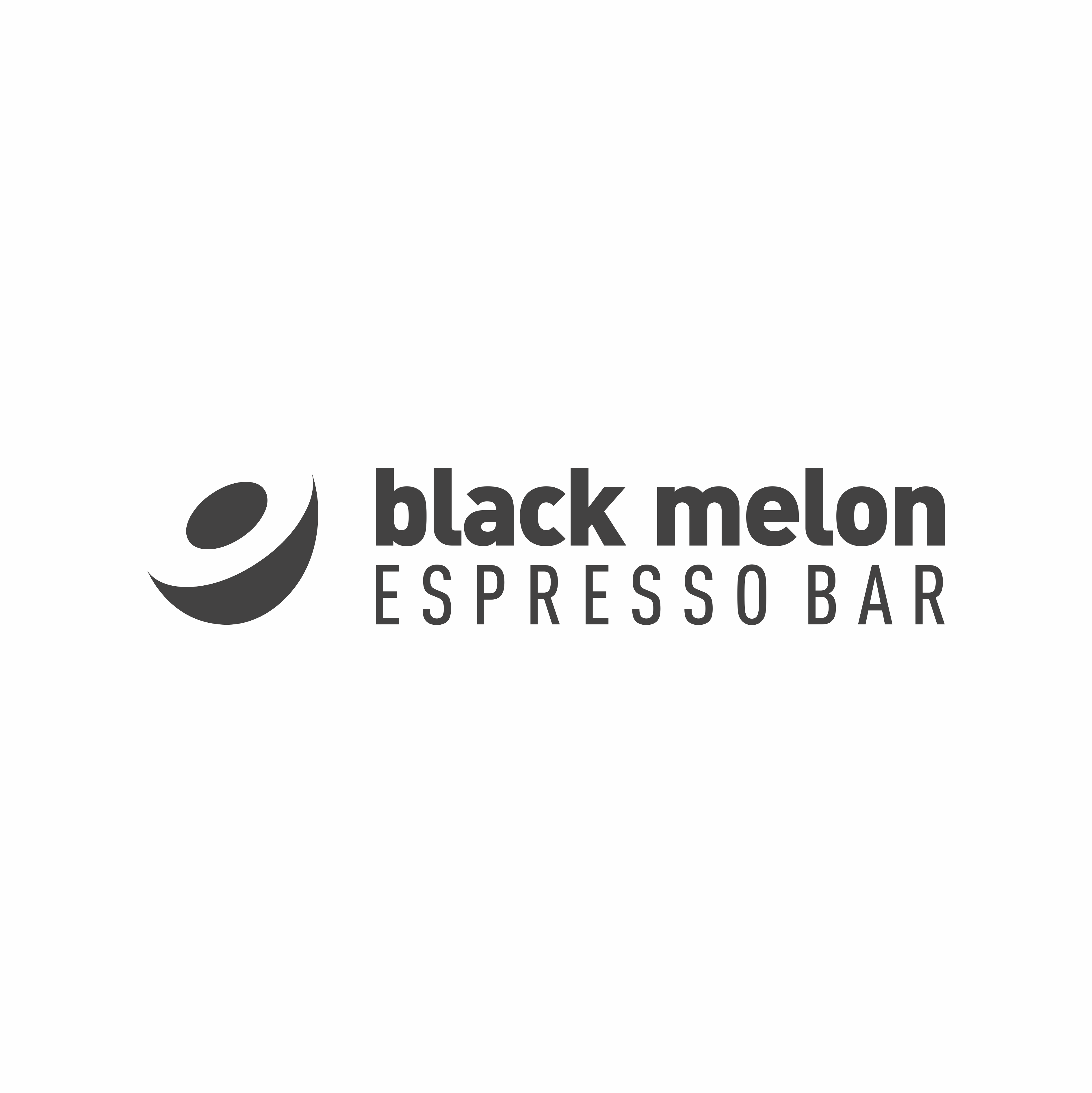 Логотип Black Melon Espresso Bar из подборки LOGOFOLIO