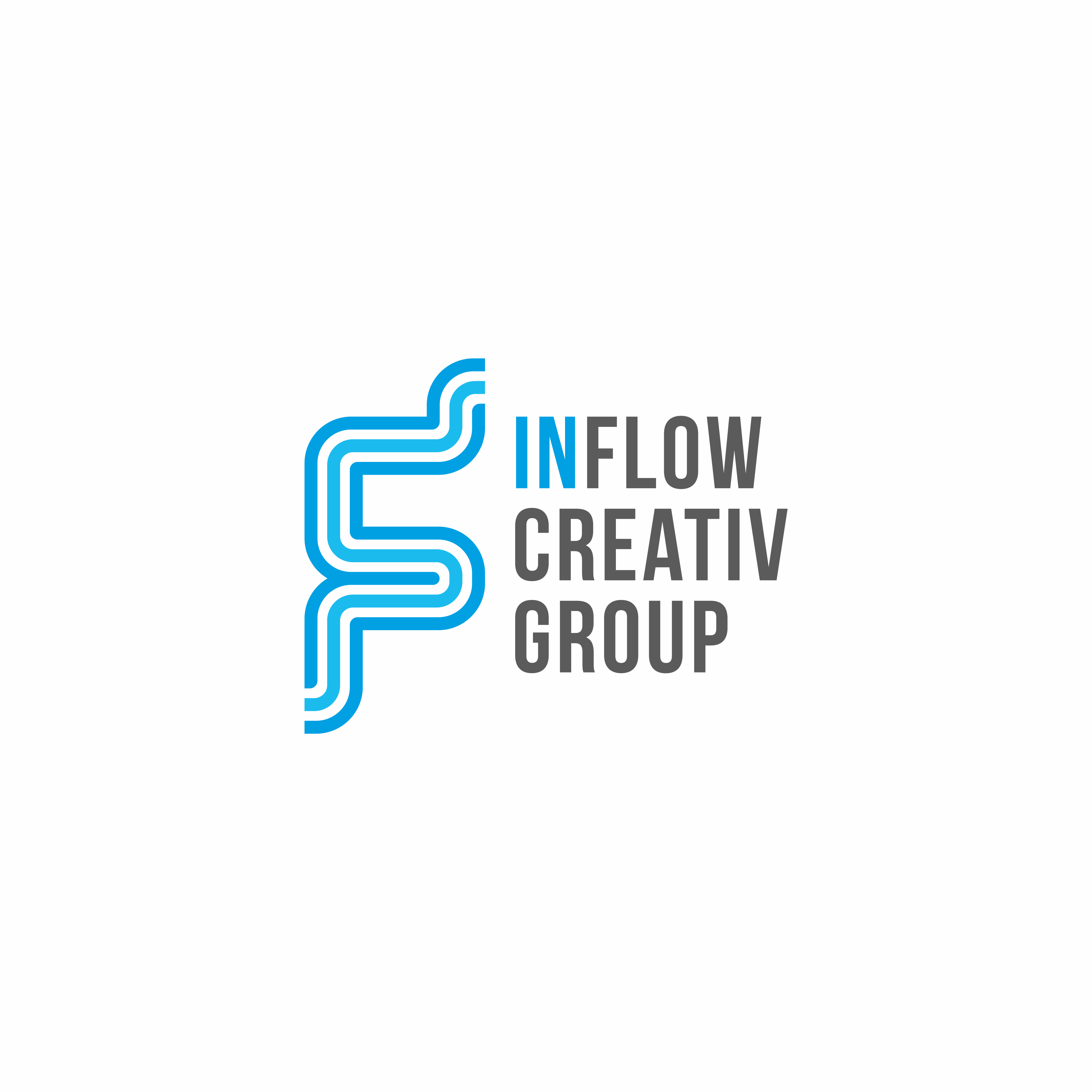 Логотип Inflow Creative Group из подборки LOGOFOLIO